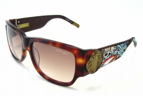 ED HARDY EHS 040 TORTOISE