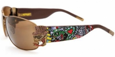 ED HARDY EHS 034 TORTOISE