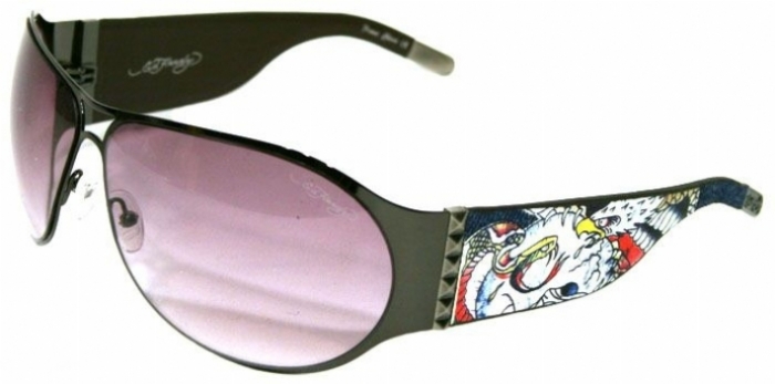 ED HARDY EHS 011 GUNMETAL