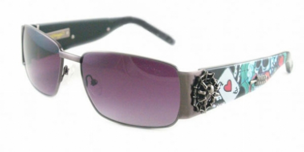 ED HARDY EHS 041 GUNMETAL